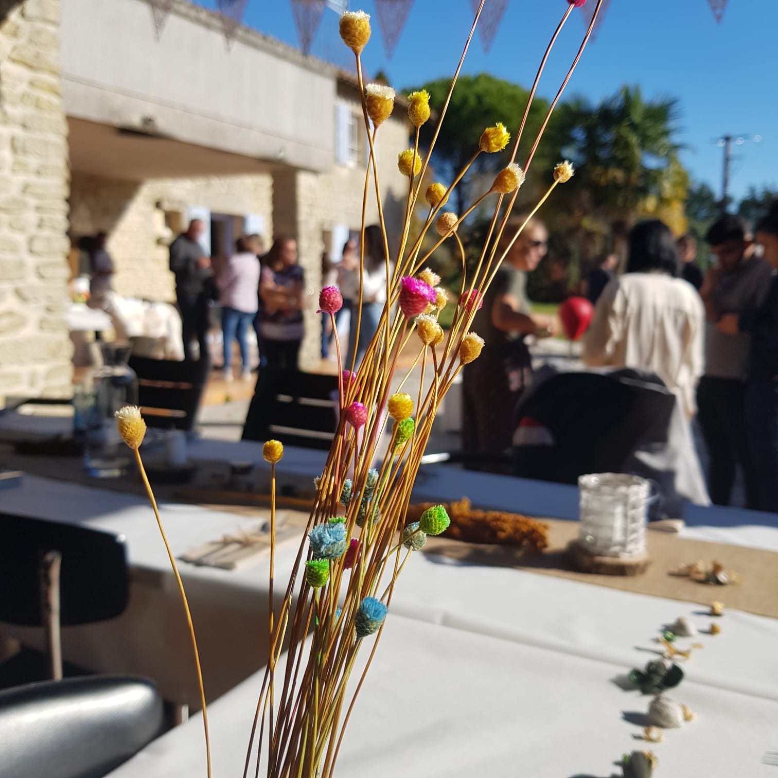 Invités en extérieur